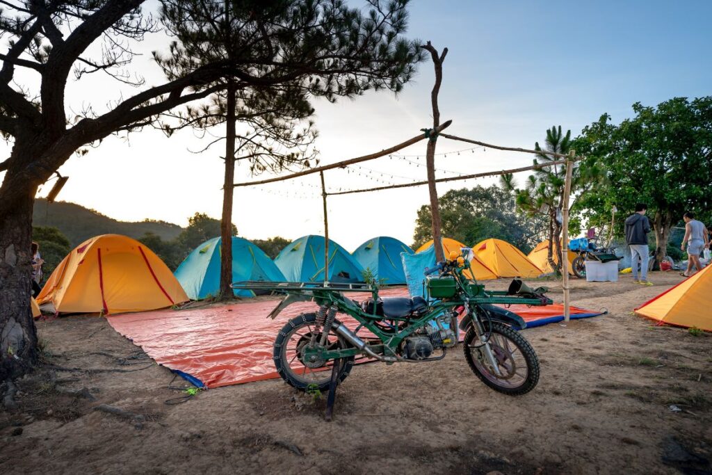 Camping With Motorcycle